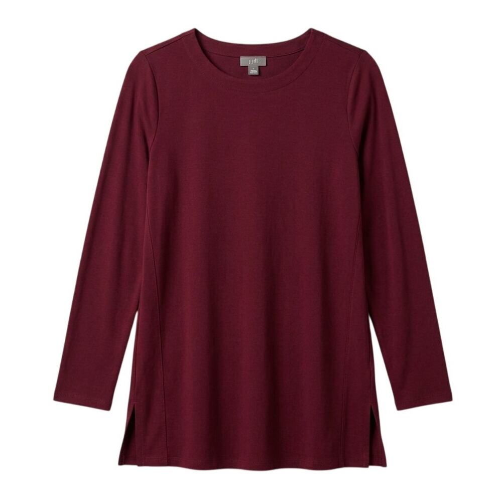 J. Jill Womens M Minimalist Modest Career Staple Quiet Luxury Luxe Tunic Top